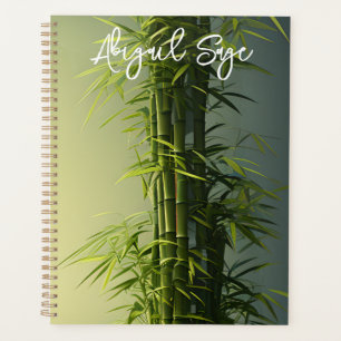 Personalized Natural Lucky Bamboo Planner