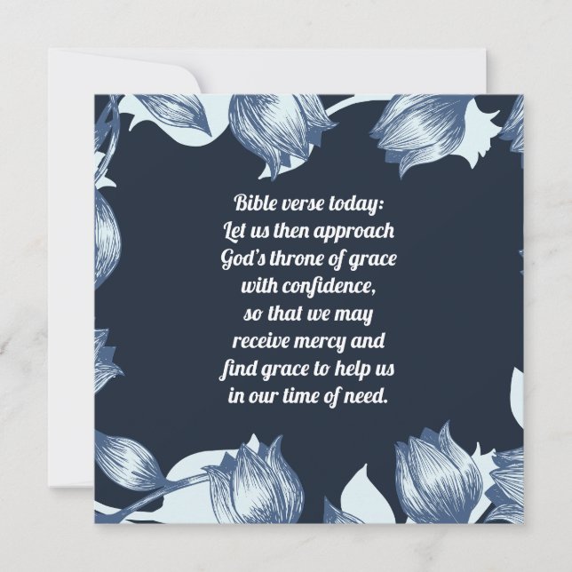 Personalized Nature Art for Serene Decor  Holiday Card (Front)