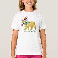 Personalized Naughty Christmas Goldendoodle