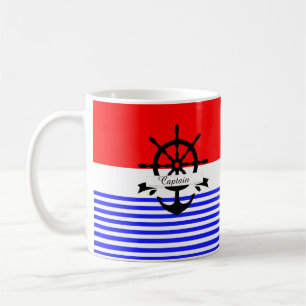 Personalized Nautical Coffee Mug