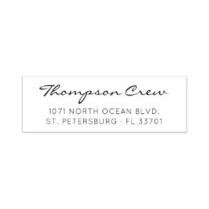 Personalized Nautical Sailing Crew Address Stamp