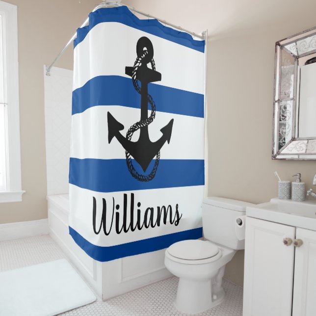 Personalized nautical stripes with ANCHOR | (In Situ)