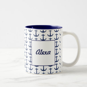 Personalized Nautical Theme Mug