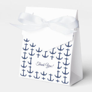 Personalized Nautical Theme Party Favor Box