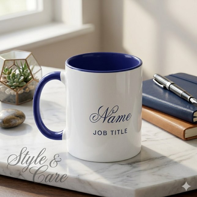 Personalized Navy Combo Custom Coffee Mug Name (Personalized Navy Combo Custom Coffee Mug Name)