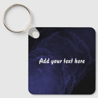 Personalized navy keychain
