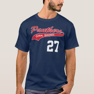 Personalized Navy Panther t-shirt