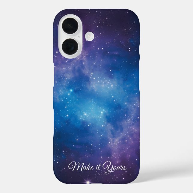 Personalized Nebula Phone Cover – Add Your Loved O (Back)