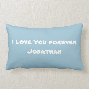 Personalized Neck Pillow - love you Jonathan