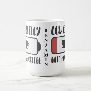 Personalized Need More Coffee Mug