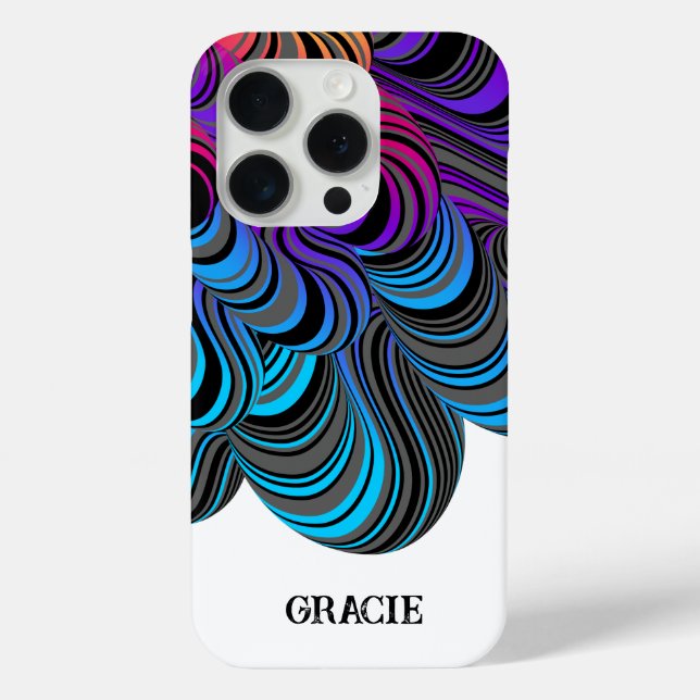 Personalized Neon Colourful  Case-Mate iPhone Case (Back)