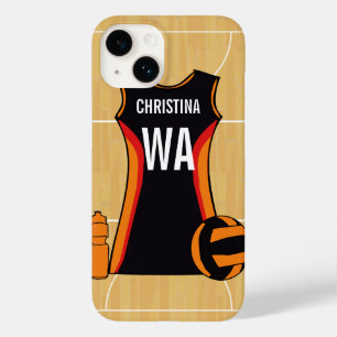 Personalized netball device case