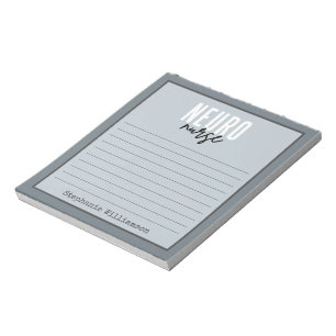 Personalized Neuro Nurse Neuroscience nurse Notepad