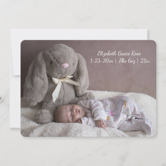 Personalized New Baby Announcement | Card