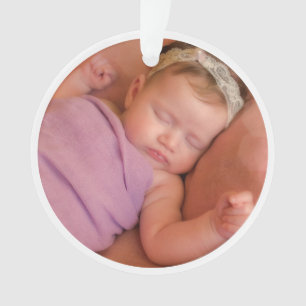 Personalized New Baby Photo Ornament
