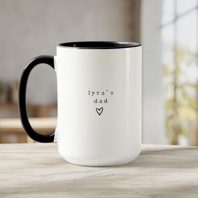 Personalized New Dad  Cute First Time Father Mug (Creator Uploaded)