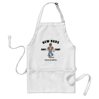 Personalized New Dads Boot Camp Gift Standard Apron