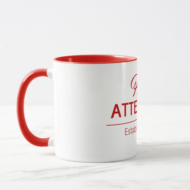 Personalized New Flight Attendant Gift Mug (Left)