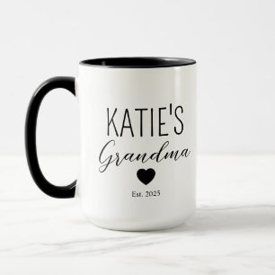 Personalized New Grandpa & Grandma Coffee Mug Gift