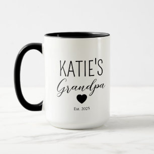 Personalized New Grandpa & Grandma Coffee Mug Gift
