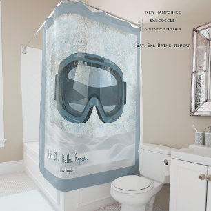 Personalized New Hampshire Ski. Eat Sleep Ski 