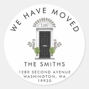 Personalized New Home Address Label Sticker