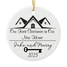 Personalized New Home Christmas Ornament 