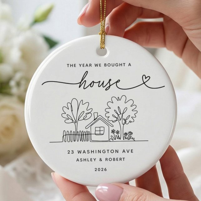 Personalized New Home Christmas Ornament (Creator Uploaded)