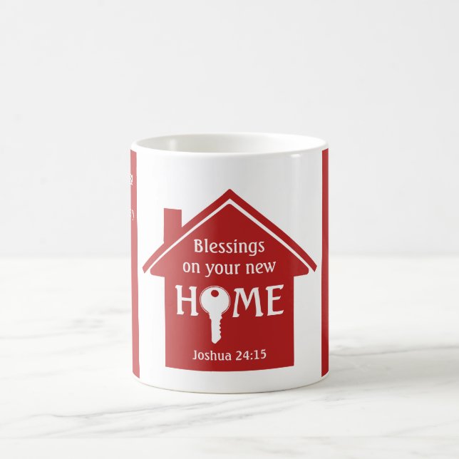 Personalized New Home Coffee Mug (Center)