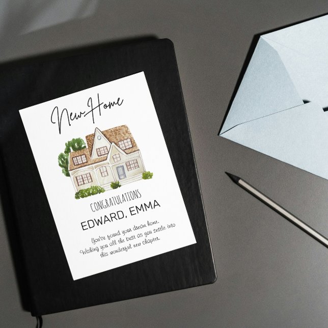 Personalized New Home Congratulations Card (Creator Uploaded)