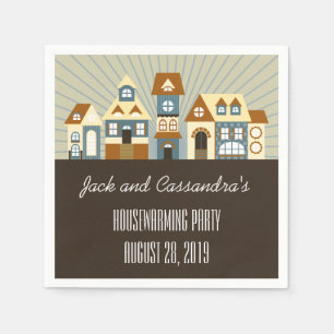 Personalized New Home Housewarming Napkins