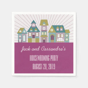 Personalized New Home Housewarming Napkins