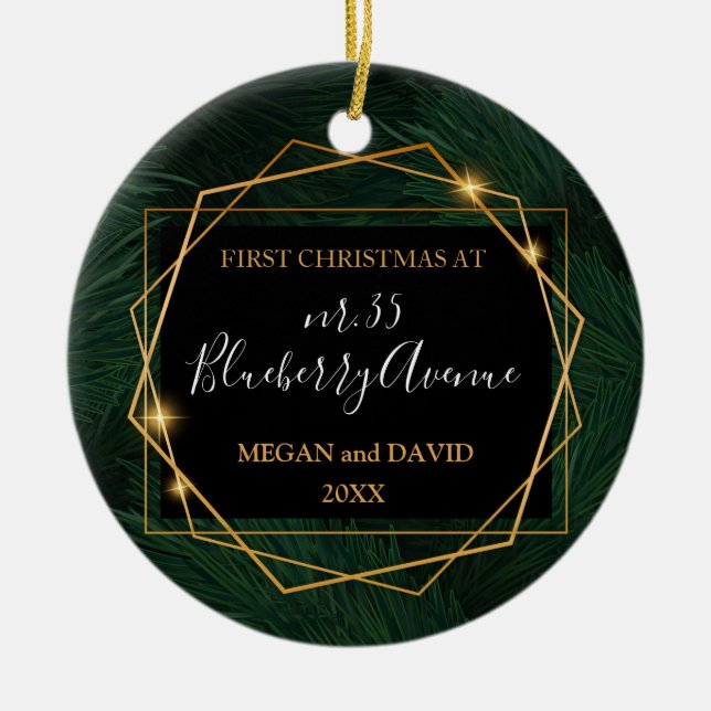 Personalized new home ornament (Front)