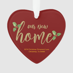 Personalized New Home Ornament - Acrylic Keepsake