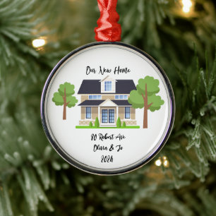PERSONALIZED NEW HOME PHOTO ORNAMENT