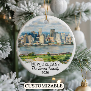 Personalized New Orleans Ornament Custom Louisiana