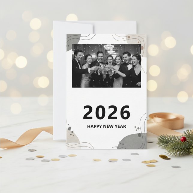 Personalized New Year Card 2026, Elegant New Year  (Creator Uploaded)
