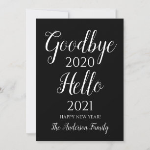 Personalized New Years Eve Holiday Card