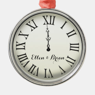 Personalized New Year's Eve Metal Ornament