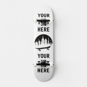 Personalized - New York with a Tiny Skateboard