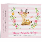 Personalized Newborn Baby Girl Gift Deer Album