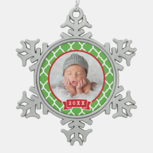 Personalized Newborn Photo Keepsake Ornament