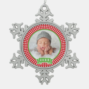 Personalized Newborn Photo Keepsake Ornament