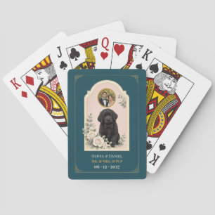 Personalized Newfoundland Wedding Favour Photo Playing Cards