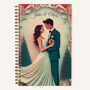 Personalized Newlywed Christmas Journal