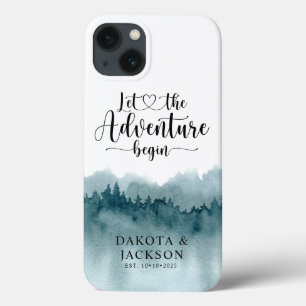 Personalized Newlyweds Forest Adventure  iPhone 13 Case