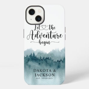 Personalized Newlyweds Forest Adventure iPhone 13 Case