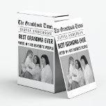 Personalized Newspaper  | Best Grandma Gift Playing Cards<br><div class="desc">Add fun and family love to game night with these custom “Grandhood Times” playing cards! Styled like a newspaper front page, this personalized deck features a photo of Grandma with the grandkids, her name, and a bold headline declaring her the Best Grandma Ever. A unique and heartwarming gift for Mother's...</div>