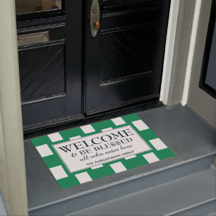 Personalized NIGERIA Welcome Doormat