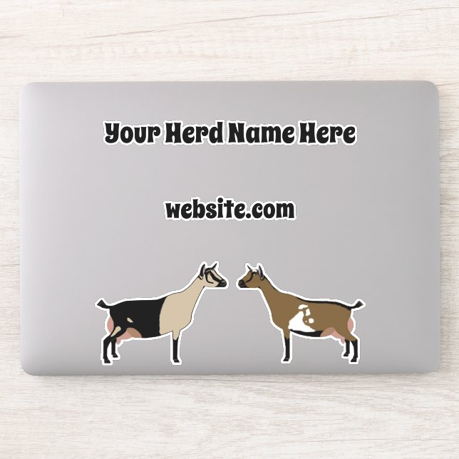 Personalized Nigerian Dwarf Dairy Goat (Computer)